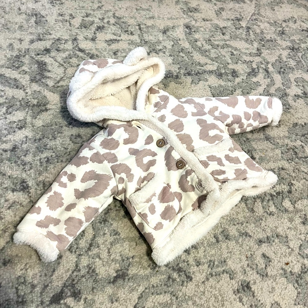 0-3 Months Jessica Simpson Fuzzy Jacket